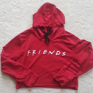 Friends cropped hoodie